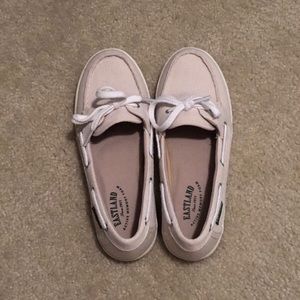 Eastland Skip Women’s Canvas Boat Shoe-NEVER WORN